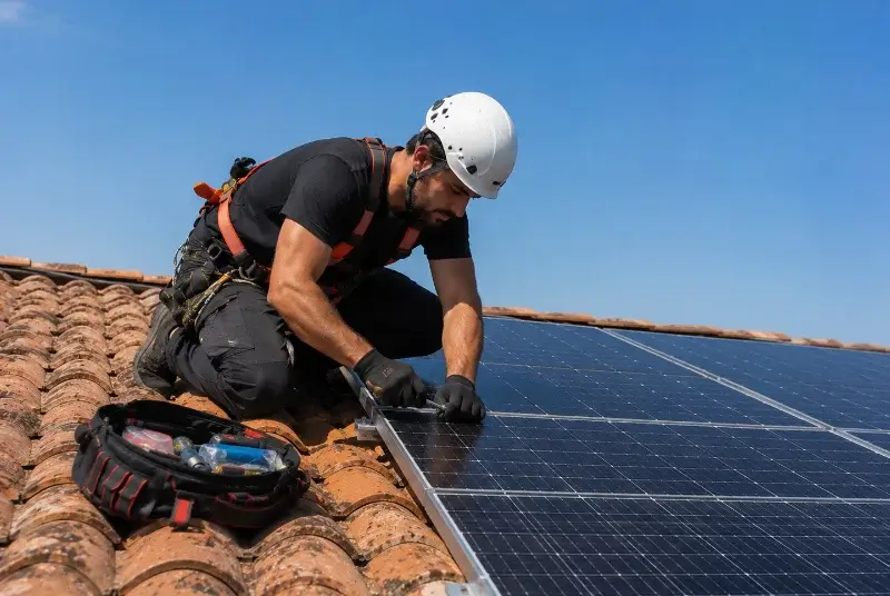 Maintenance et monitoring de panneaux solaires au Fenouiller